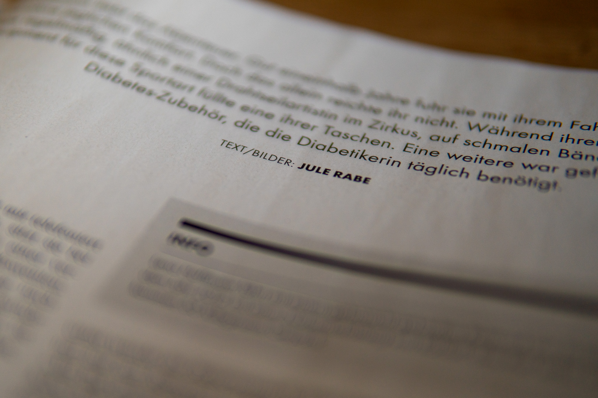 Zeitungsartikel von Jule Rabe